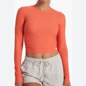 NWT Vuori Women's Orange Long Sleeve